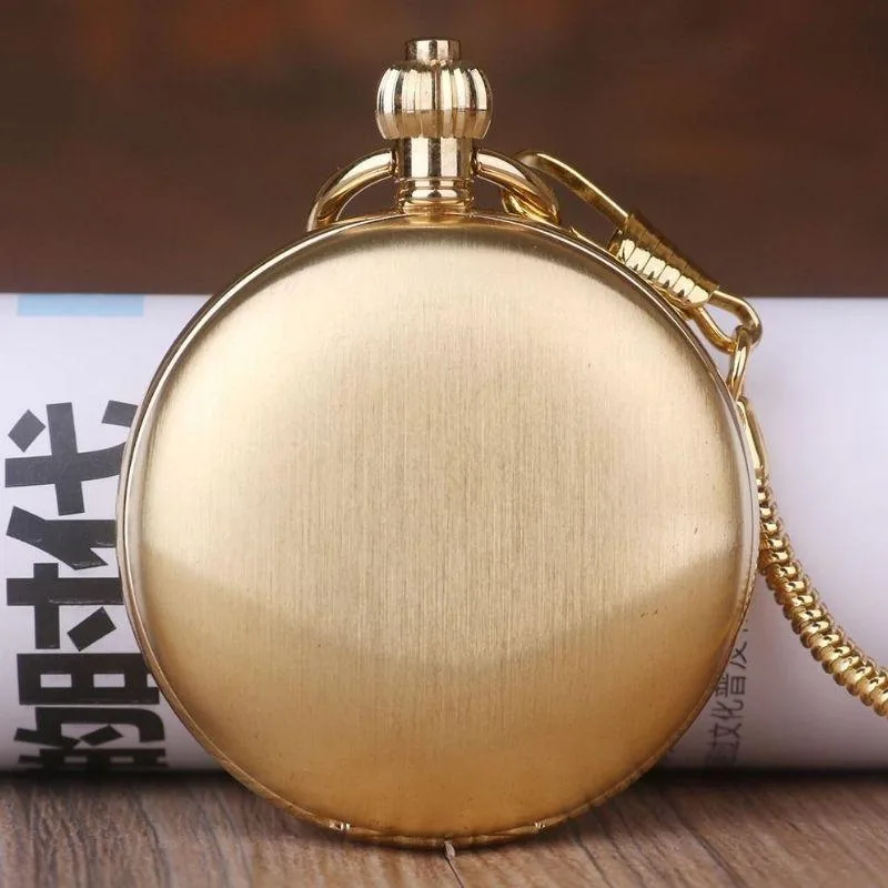 Aanzicht 4 — Steampunk zakhorloge – met twee deksels