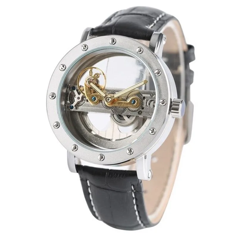 Skeleton horloge voor heren – transparant