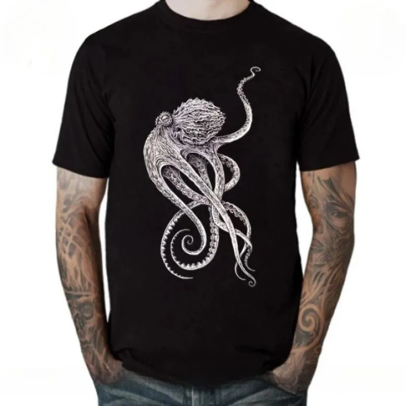 Aanzicht 1 — T-shirt – octopus