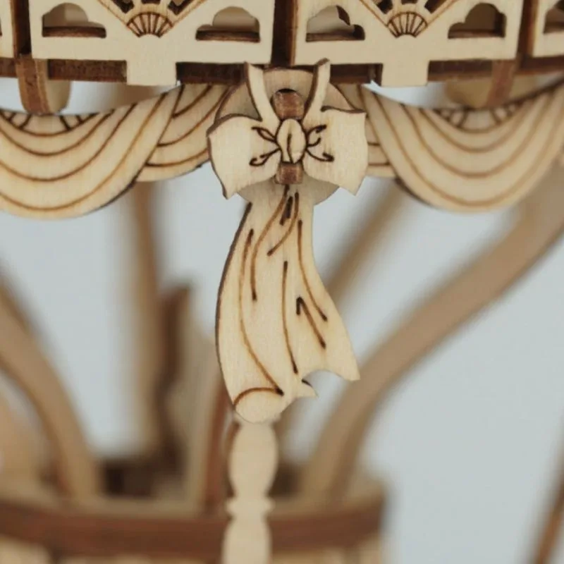 Aanzicht 4 — Steampunk modelbouwpakket – heteluchtballon hout