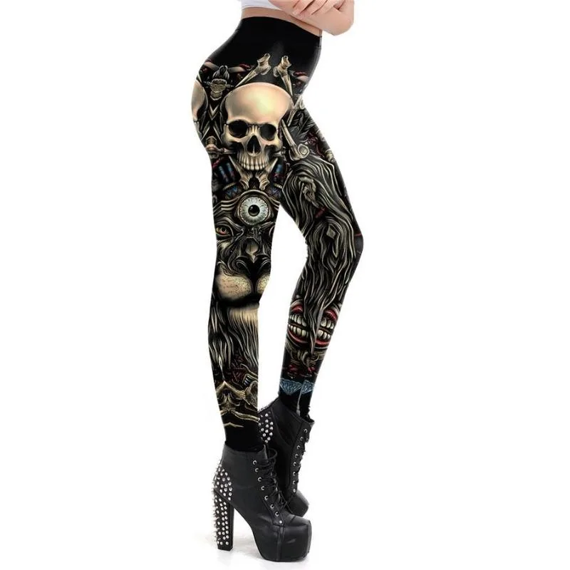 Aanzicht 2 — Legging – schedel