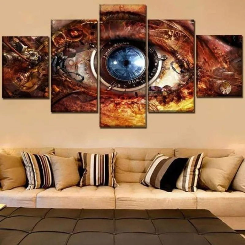 Aanzicht 4 — Wanddecoratie – oog