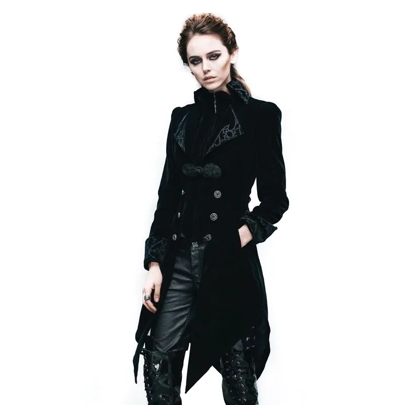 Aanzicht 3 — Steampunk jas – zwart
