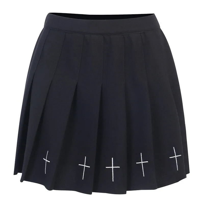 Rok – kort gothic zwart