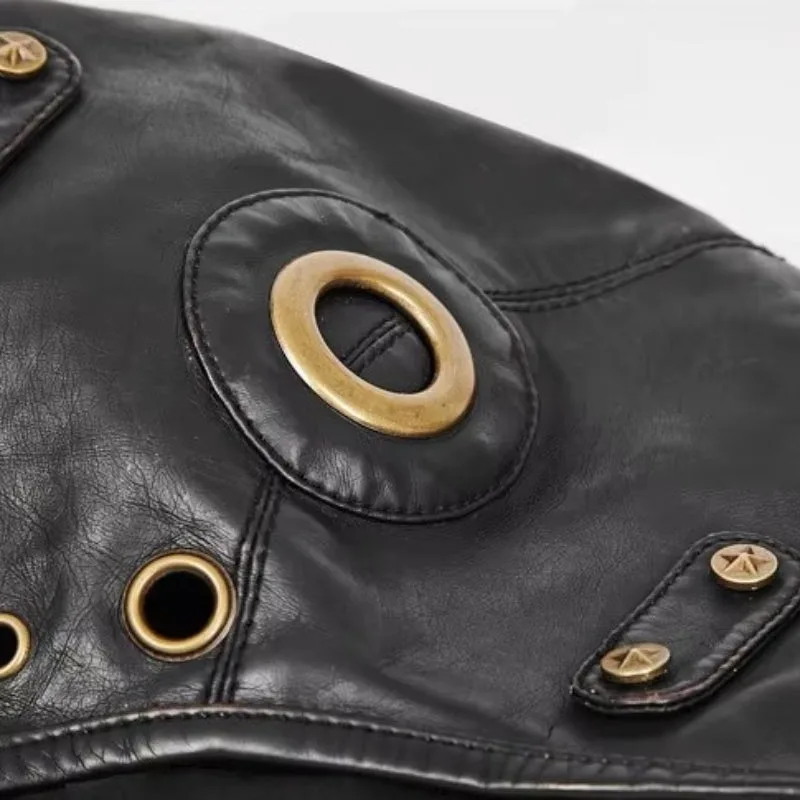 Aanzicht 7 — Steampunk hoed – pilotenstijl