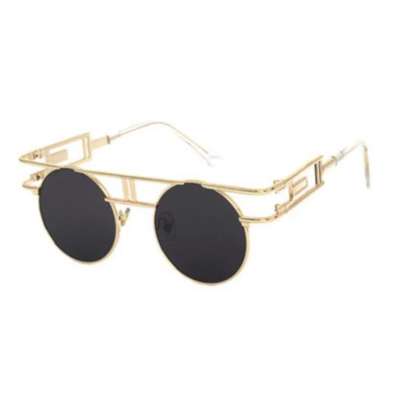 Aanzicht 2 — Steampunk zonnebril – gothic