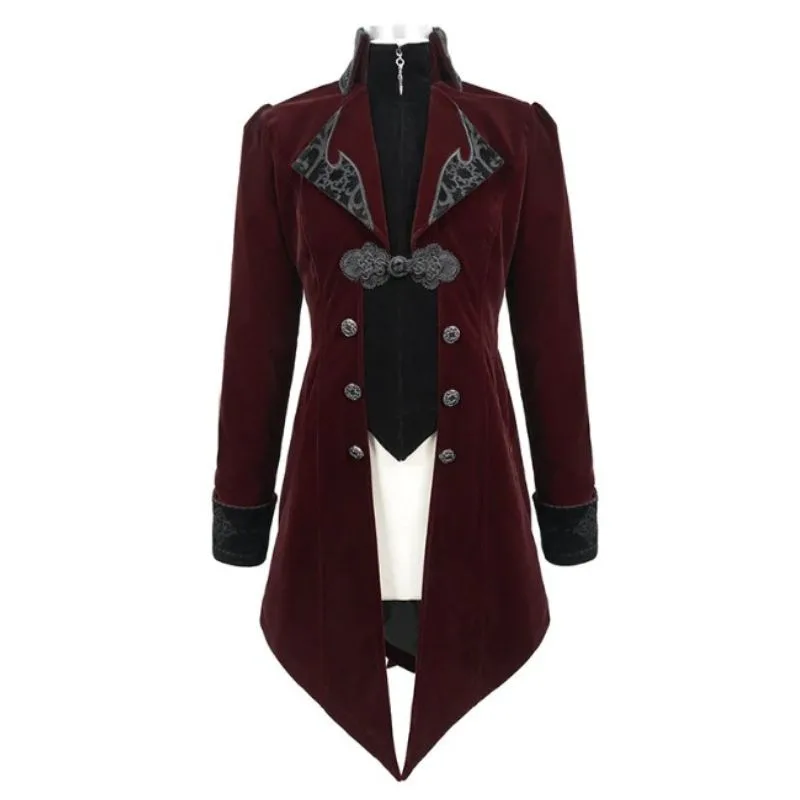 Aanzicht 4 — Jas voor heren – gothic rood