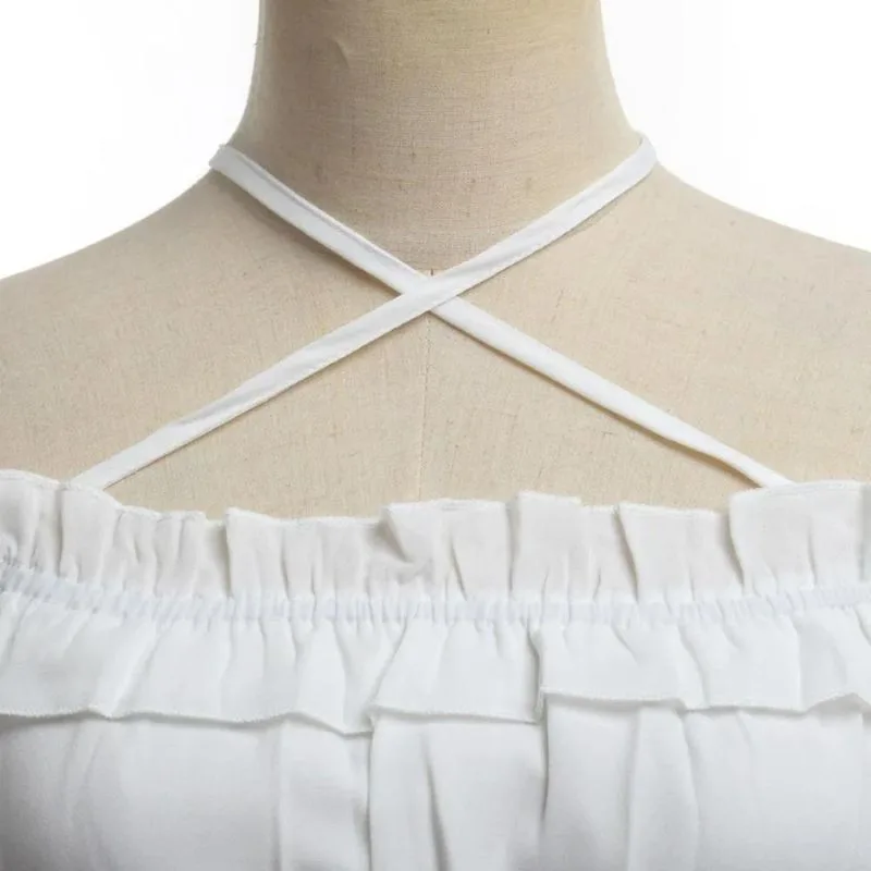 Aanzicht 6 — Blouse voor dames – middeleeuws mouw uitlopend
