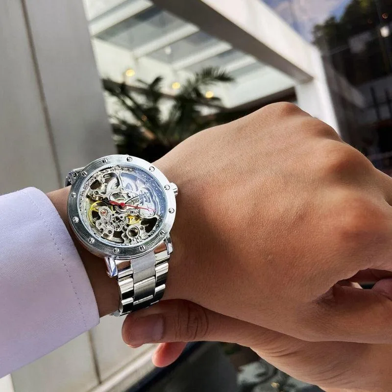 Aanzicht 5 — Skeleton horloge voor heren – automatisch