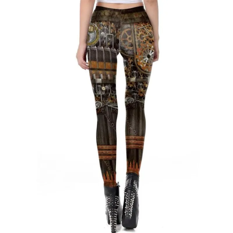 Aanzicht 2 — Legging – bedrukt vintage