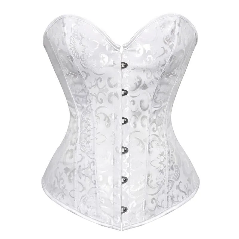 Steampunk korset – wit