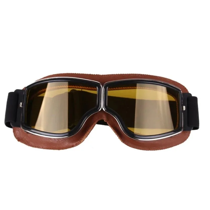 Aanzicht 6 — Steampunk bril – retro motorstijl