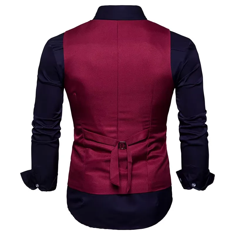 Aanzicht 2 — Kostuumgilet – rood