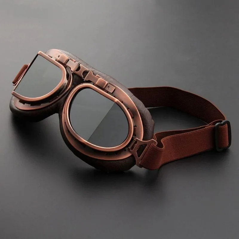 Aanzicht 3 — Steampunk bril – pilotenstijl