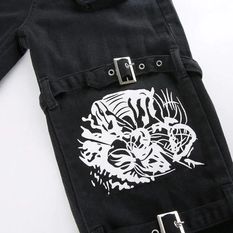 Aanzicht 6 — Steampunk broek – Cyber gothic