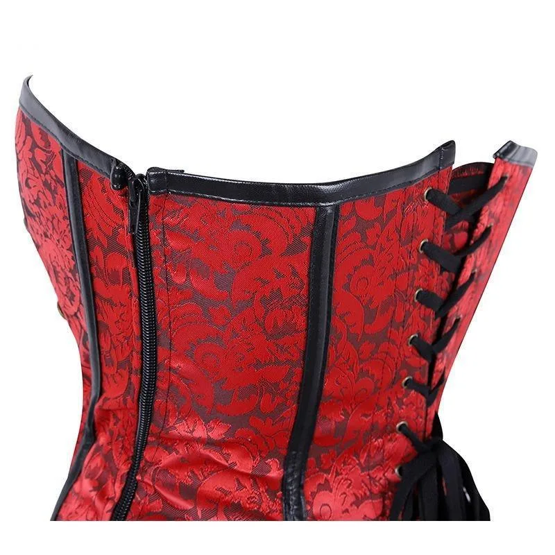 Aanzicht 5 — Steampunk korset voor dames – gothic