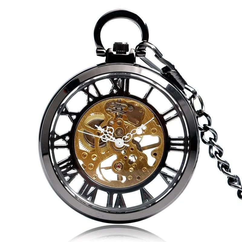 Steampunk zakhorloge – transparant Steampunk zakhorloge – transparant
