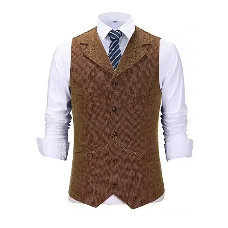 Aanzicht 5 — Steampunk gilet voor heren – mouwloos