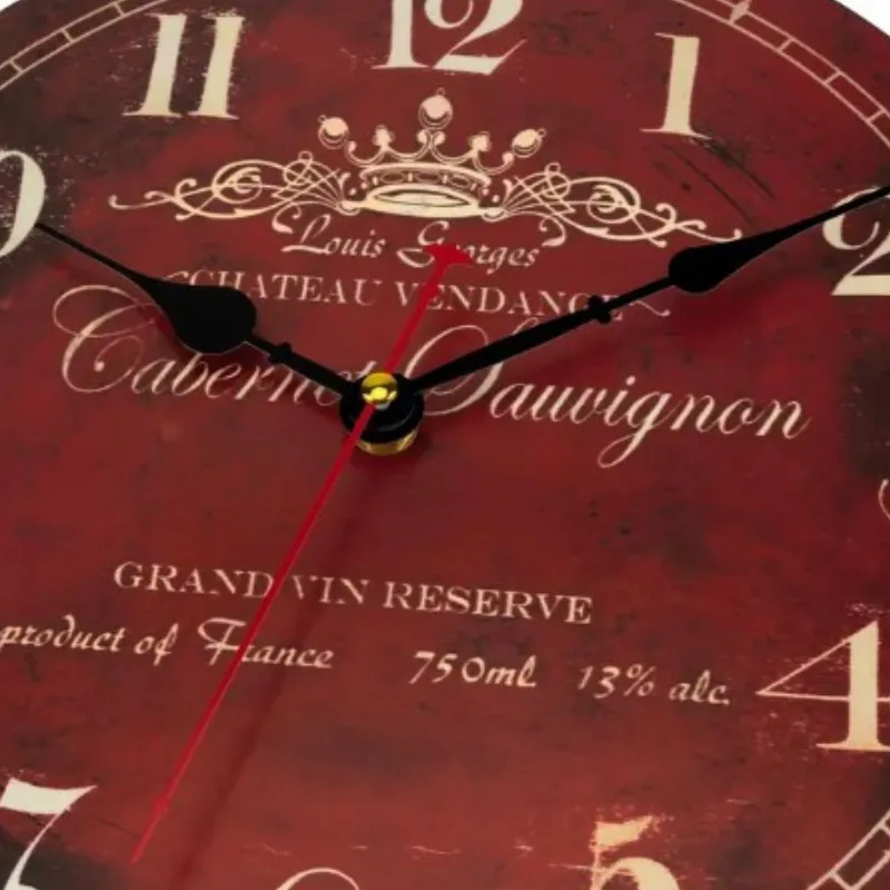 Aanzicht 6 — Steampunk horloge – vintage rood