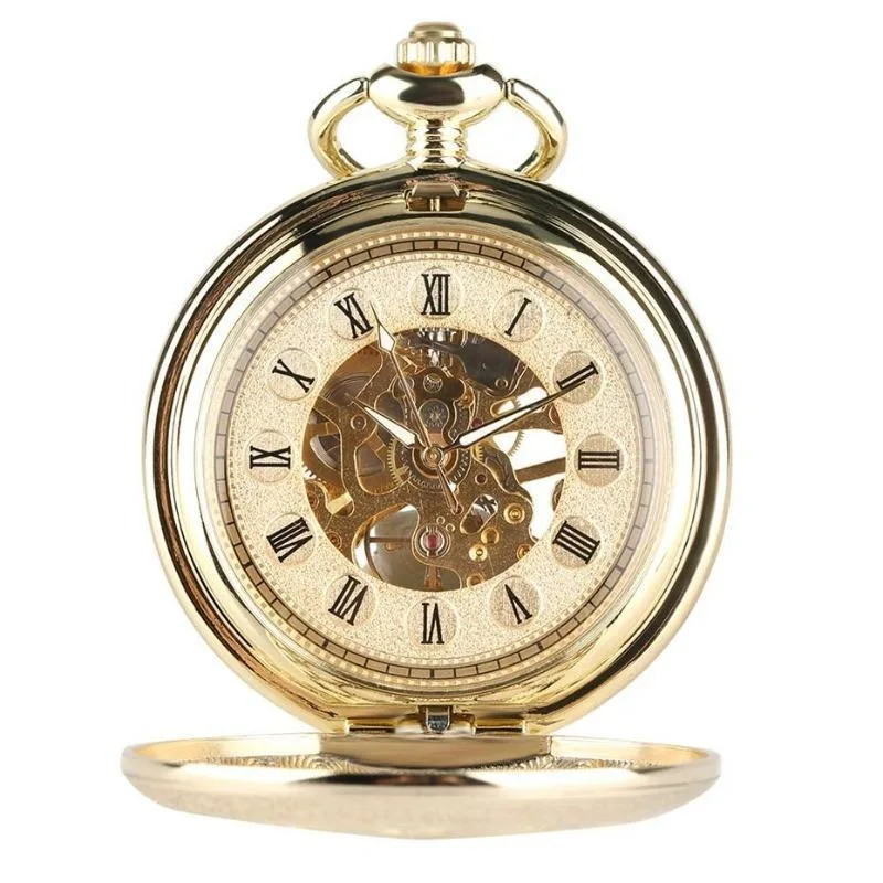 Aanzicht 2 — Zakhorloge – antieke uitstraling vergulde uitstraling