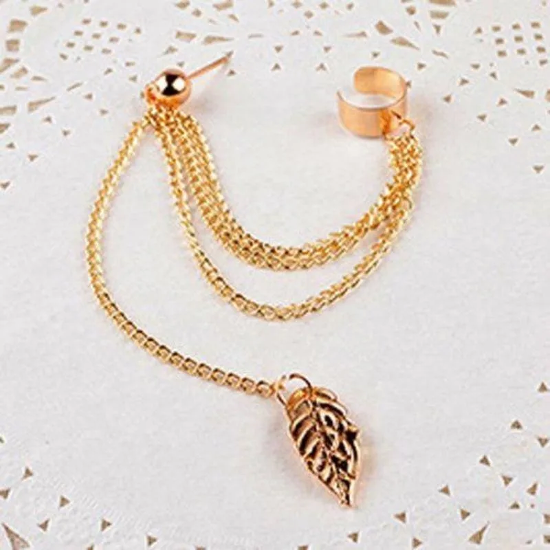 Aanzicht 5 — Steampunk oorbel – ketting en Clip