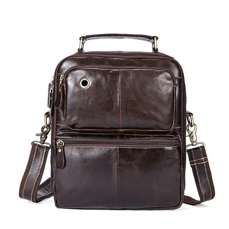Schoudertas voor heren – leer vintage Schoudertas voor heren – leer vintage