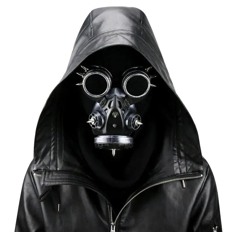 Aanzicht 2 — Gasmasker als kostuumaccessoire – futuristisch cosplay