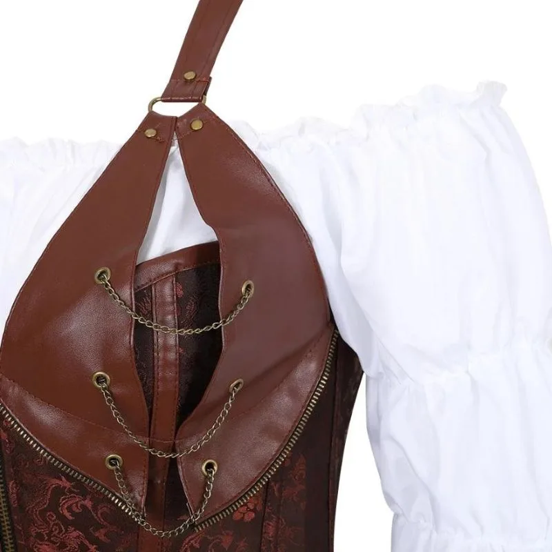 Aanzicht 5 — Steampunk kostuum voor dames
