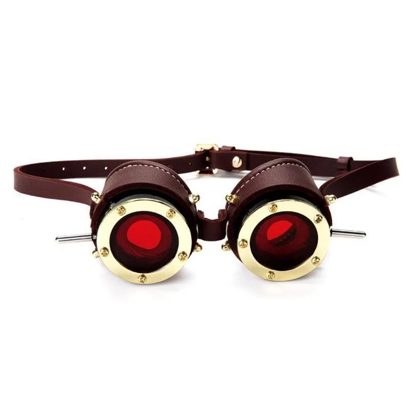 Aanzicht 4 — Steampunk bril – Goggles