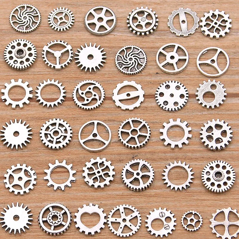 Aanzicht 12 — Steampunk tandwiel set