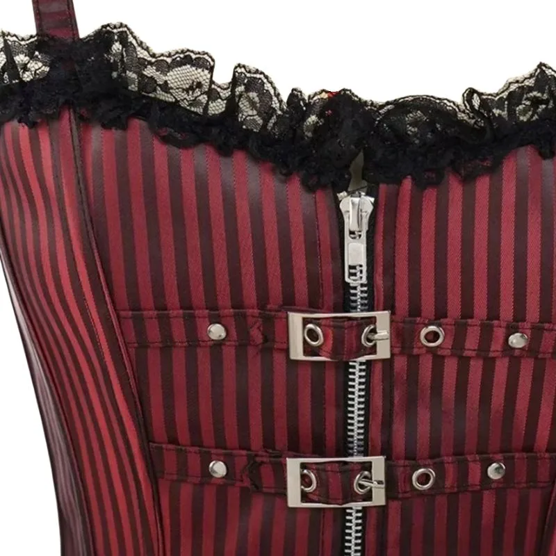 Aanzicht 6 — Steampunk korset – vintage tailleaccent