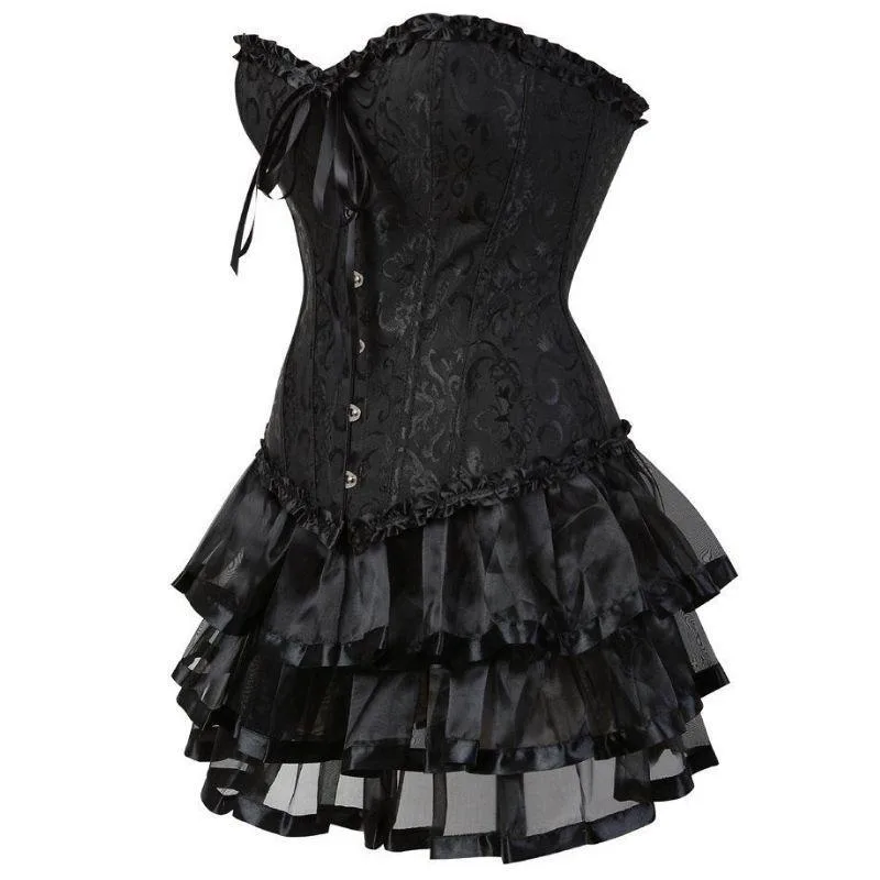 Aanzicht 2 — Steampunk jurk – kort