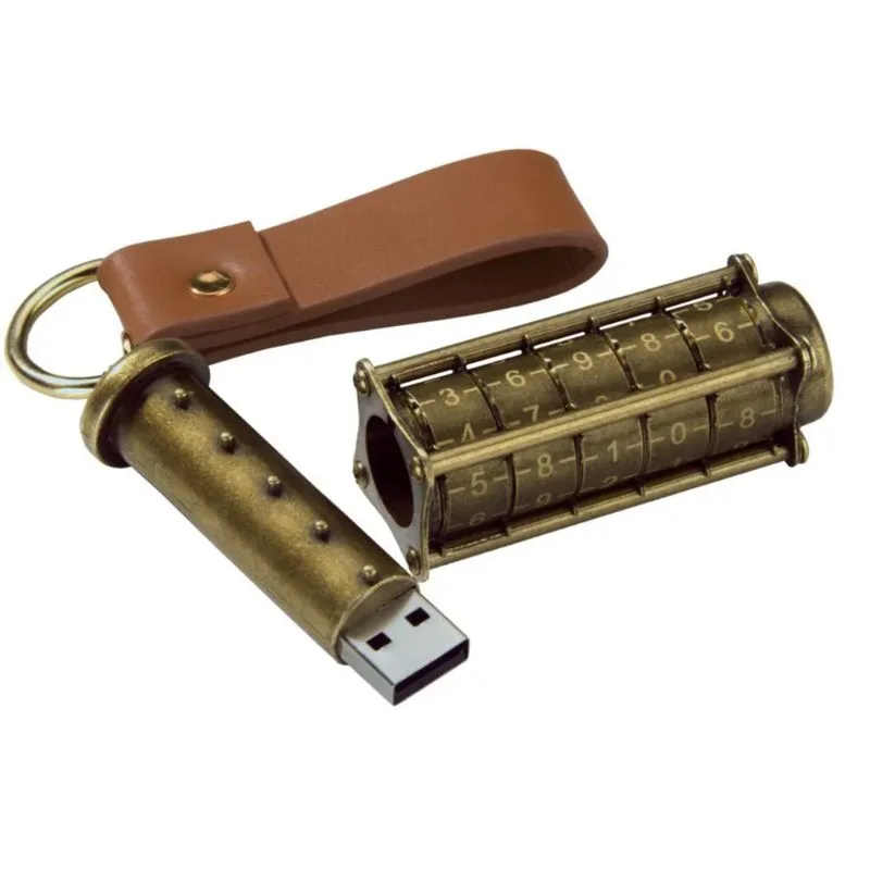 Aanzicht 3 — Steampunk USB Stick