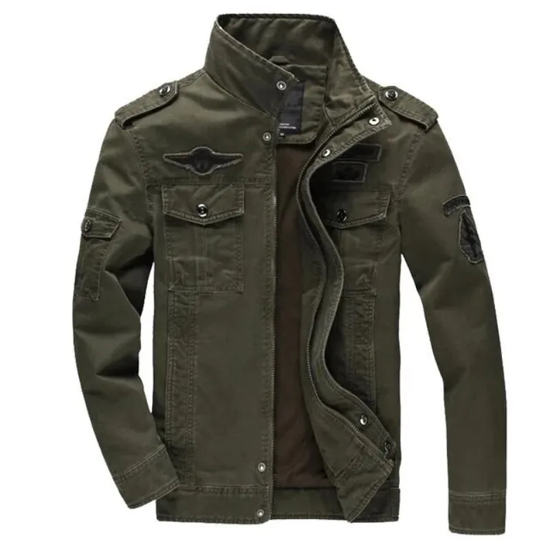 Aanzicht 2 — Jas – pilotenstijl van jeans