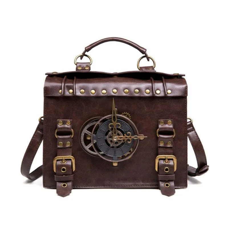 Aanzicht 5 — Steampunk tas – EDISON met portemonnee