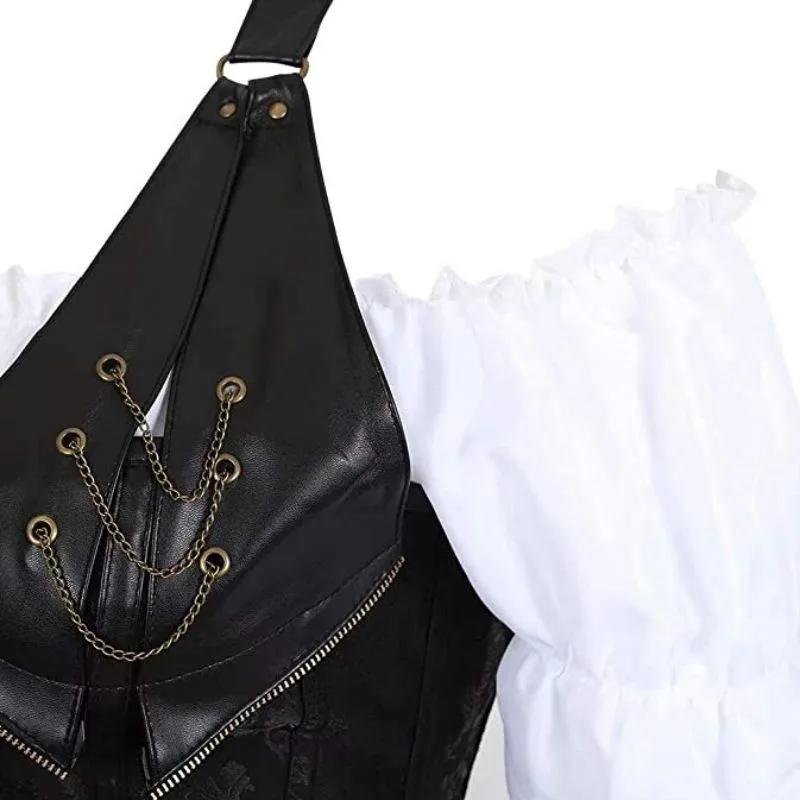 Aanzicht 4 — Steampunk jurk – korset