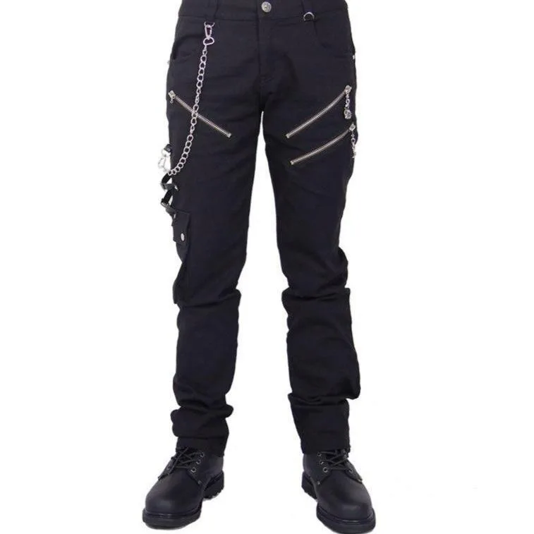 Steampunk broek – gothic ketting