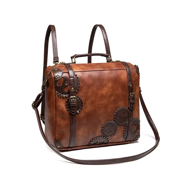 Aanzicht 9 — Steampunk tas – van PU-kunstleer
