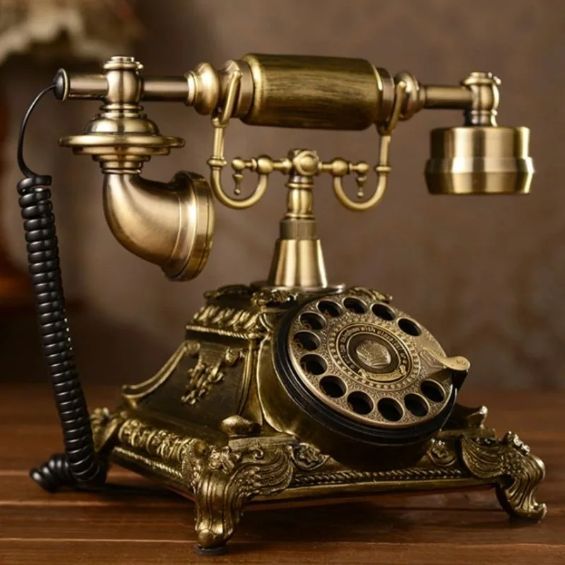 Aanzicht 3 — Steampunk telefoon