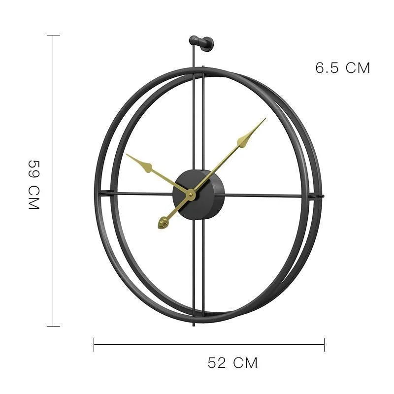 Aanzicht 8 — Steampunk horloge – wanddecoratie minimalistisch