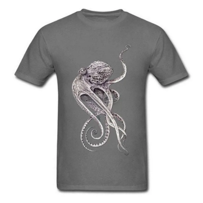 Aanzicht 3 — T-shirt – octopus