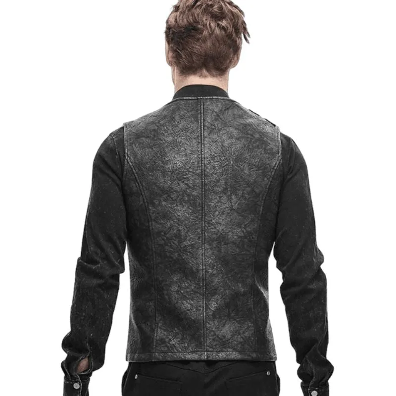Aanzicht 5 — Steampunk korset voor heren – asymmetrisch