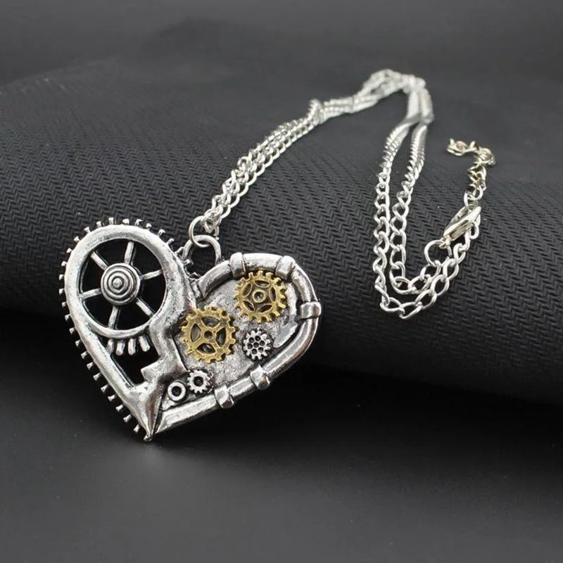 Aanzicht 3 — Steampunk hanger – hart