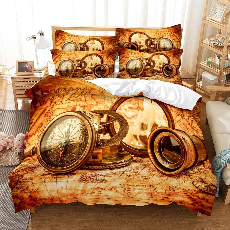 Aanzicht 3 — Steampunk dekbedovertrek