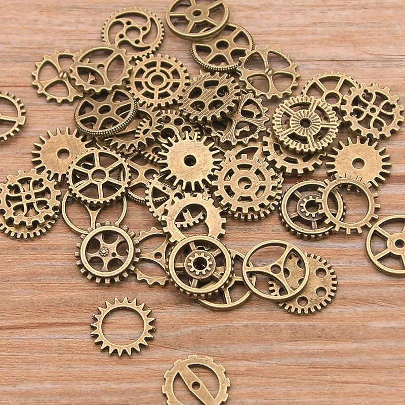 Aanzicht 8 — Steampunk tandwiel set
