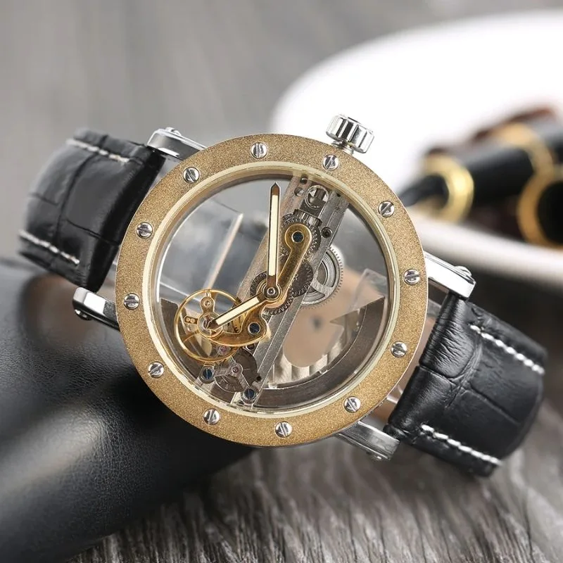 Aanzicht 12 — Skeleton horloge voor heren – transparant