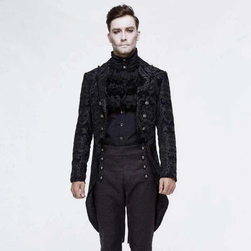 Steampunk jas – gothic zwart