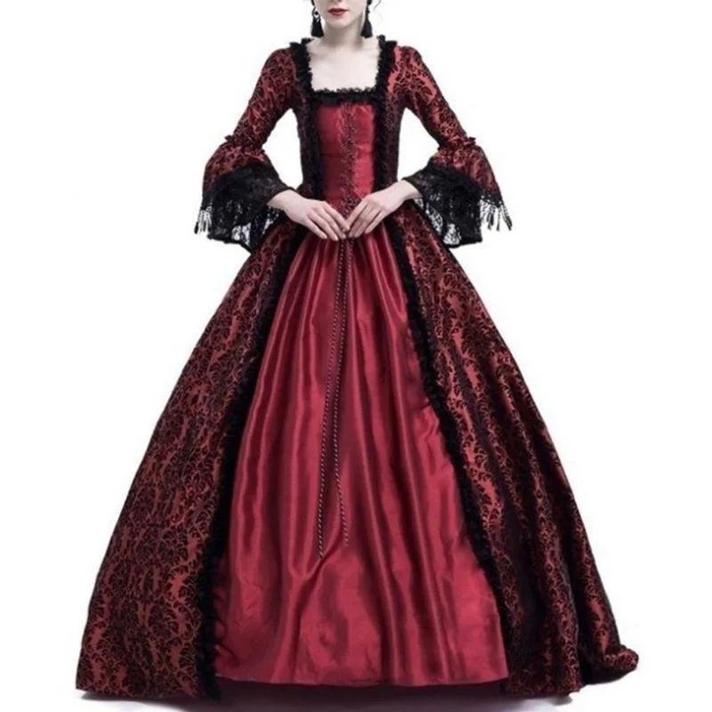 Steampunk jurk – Victoriaans rood