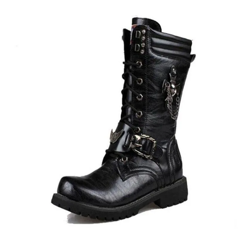 Steampunk laars – gothic schedel Steampunk laars – gothic schedel