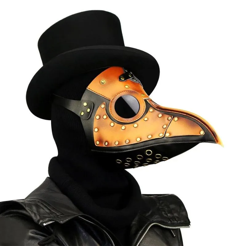 Pestdoktermasker in raven Look